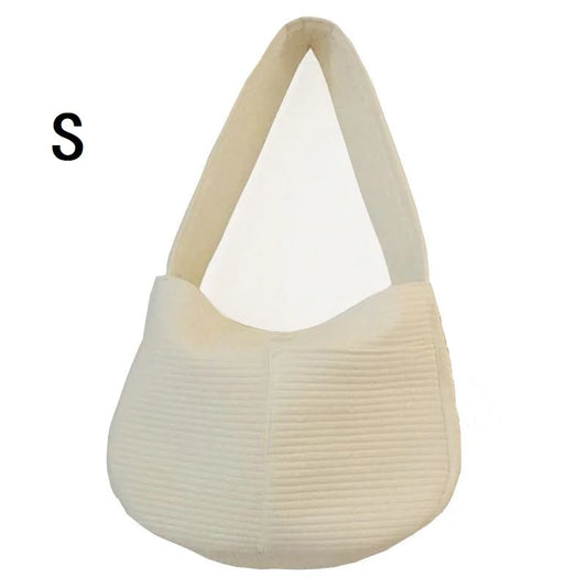 Stylish and Comfortable Handmade Dog Sling Carrier - Perfect for Outdoor Adventures with Your Pet