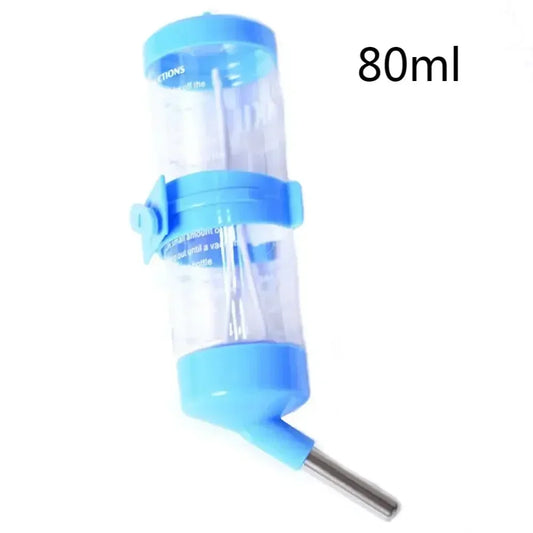 Ultimate Hamster Water Bottle - Hangable Leak-Proof Dispenser for Small Pets - Available in 80/125/250Ml