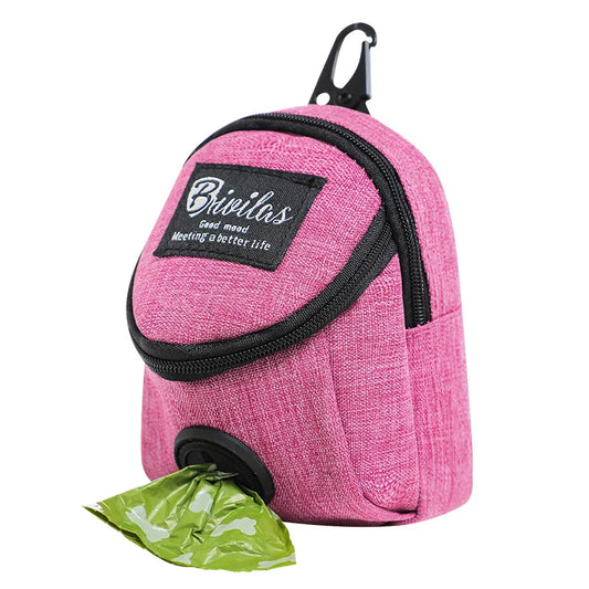 Ultimate Portable Dog Training Treat Bag - Convenient Waist Pouch for Snacks & Poop Disposal!