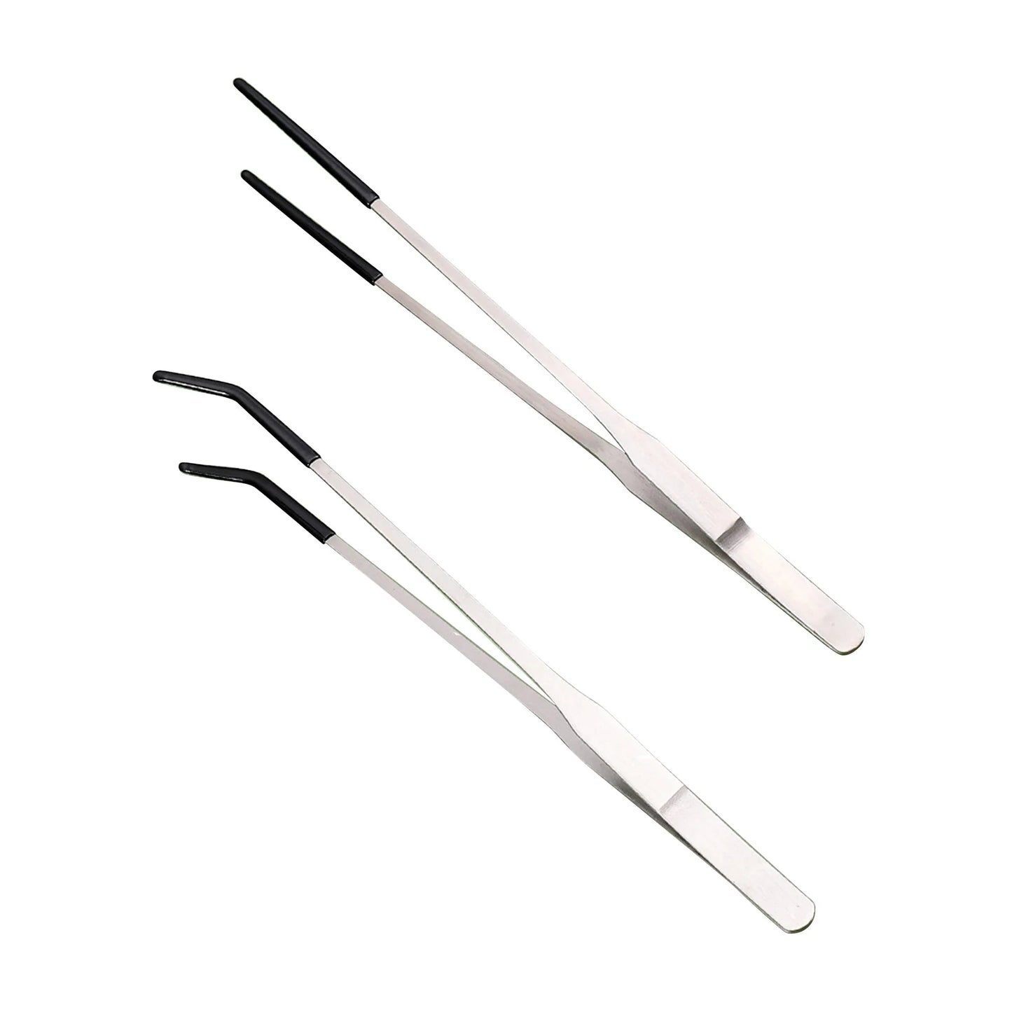 Premium Stainless Steel Reptile Feeding Tongs - Long Tweezers for Lizards, Snakes, Tarantulas, and More!