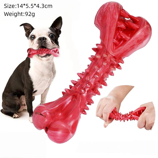 Unbreakable Beef-Flavored Chew Toys for Large Dogs - Perfect for Aggressive Chewers and Dental Health