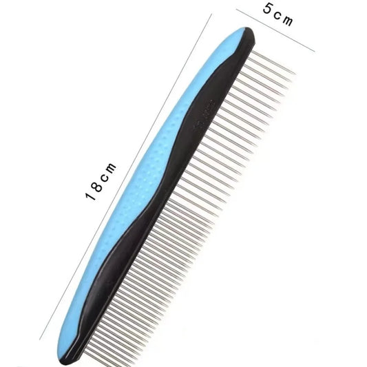 Ultimate Dual-Sided Pet Grooming Brush Comb for Dogs and Cats - Effortlessly Remove Tangles and Knots!