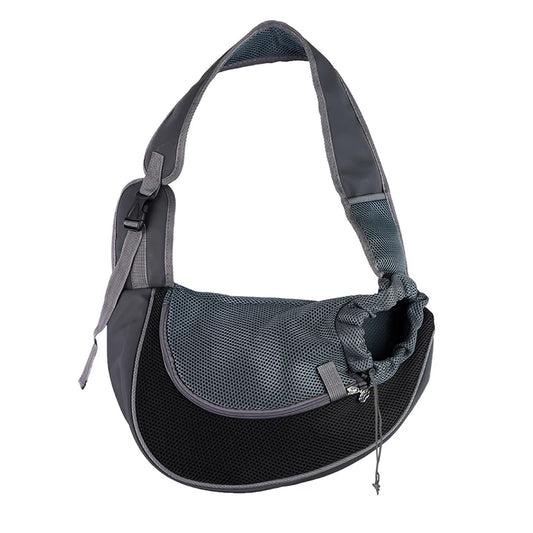 Stylish Pet Carrier Backpack for Dogs and Cats - Travel Tote Sling Bag with Breathable Mesh