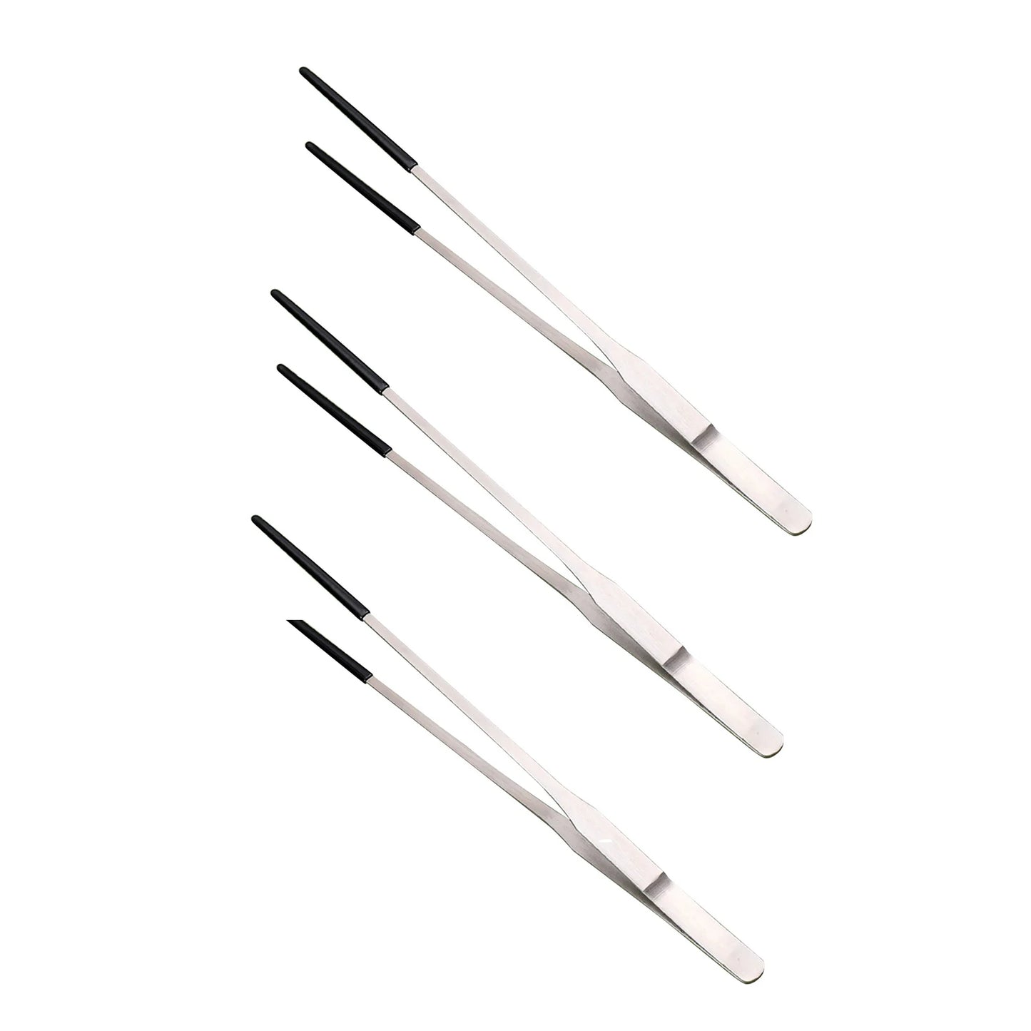 Premium Stainless Steel Reptile Feeding Tongs - Long Tweezers for Lizards, Snakes, Tarantulas, and More!