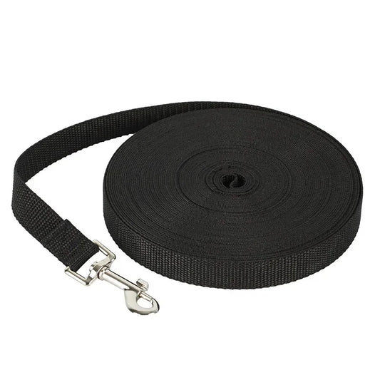 Premium Long Nylon Dog Leash - Perfect for Small to Large Dogs & Cats - Ideal for Outdoor Adventures, Hiking, and Training - Available in Multiple Lengths
