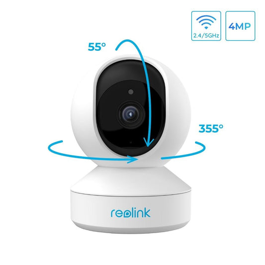 4MP home security ip camera 2.4G/5G WiFi Pan&Tilt listen&talk SD card slot indoor Surveillance Camera E1 Pro-0